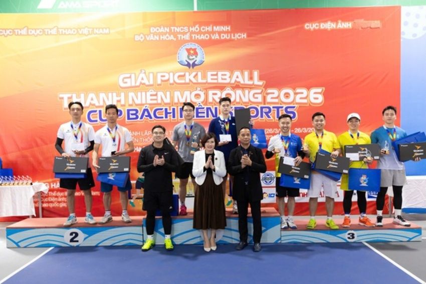 Giải Pickleball Thanh niên mở rộng 2026: Đa dạng hóa các hoạt động thể dục thể thao trong đoàn viên, thanh niên