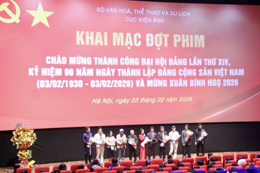 Khai mạc đợt phim Chào mừng thành công Đại hội Đảng lần thứ XIV, Kỷ niệm 96 năm Ngày thành lập Đảng Cộng sản Việt Nam