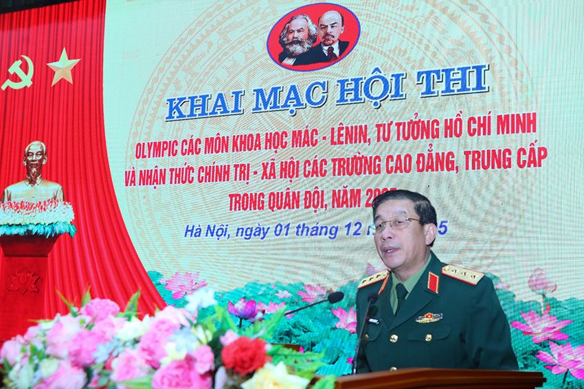 Khai mạc Hội thi Olympic các môn khoa học Mác - Lênin, tư tưởng Hồ Chí Minh các trường cao đẳng, trung cấp trong Quân đội