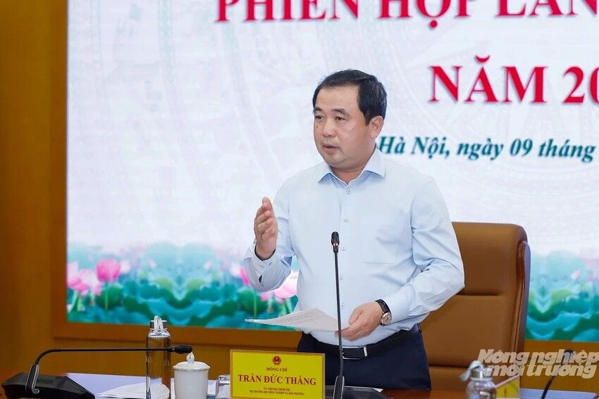 Bộ trưởng Trần Đức Thắng: Phấn đấu hoàn thành cơ sở dữ liệu đất đai trong năm nay