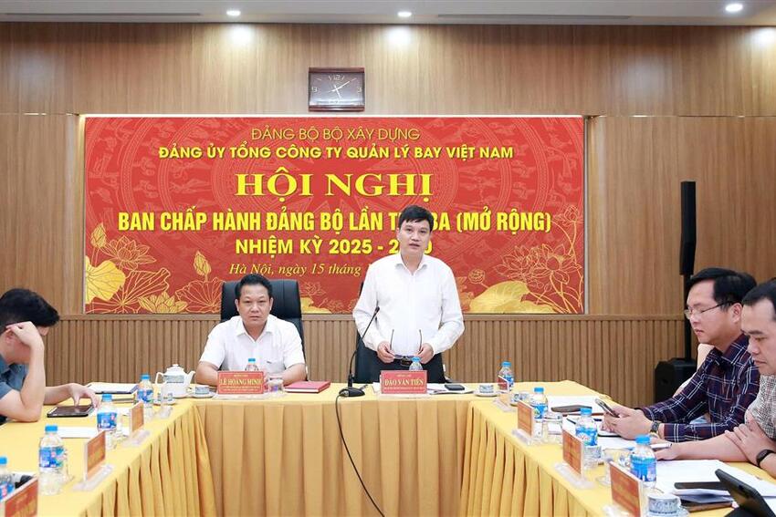 Hội nghị Đảng bộ VATM: Nhìn lại 9 tháng thành công, quyết tâm hoàn thành xuất sắc nhiệm vụ năm 2025
