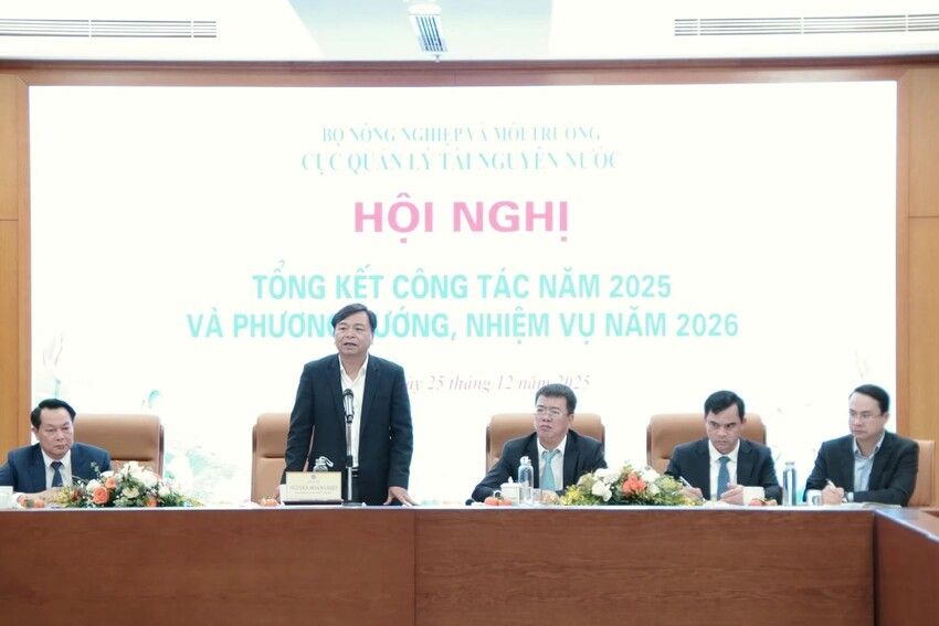 Tăng hiệu lực quản lý tài nguyên nước bằng thể chế và số hóa