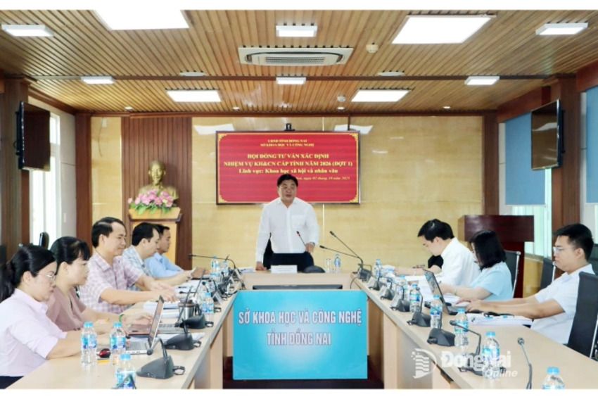 Thẩm định danh mục nhiệm vụ khoa học và công nghệ cấp tỉnh năm 2026