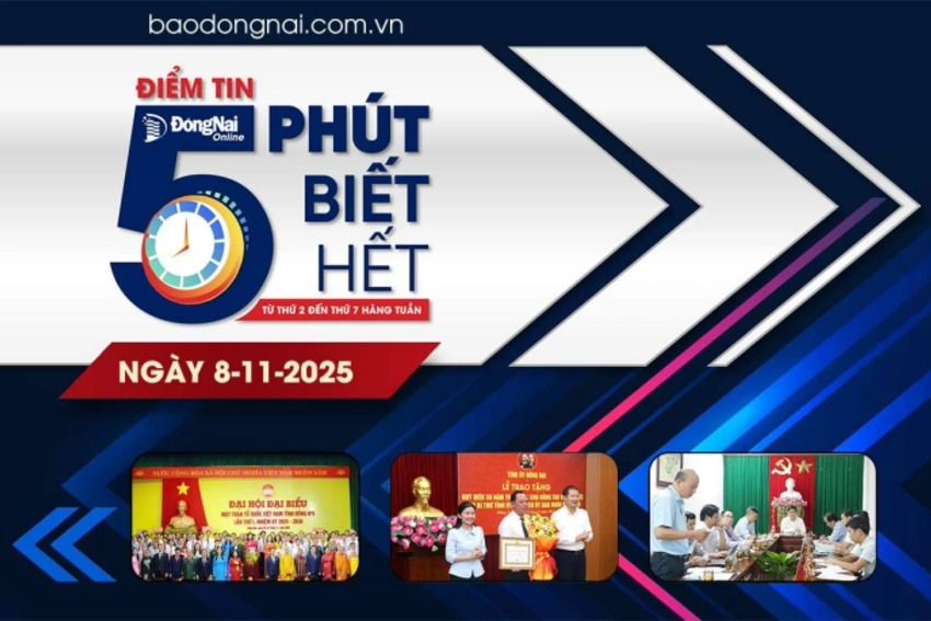 Điểm tin ‘5 phút biết hết’ sáng 8-11: Tháo gỡ khó khăn các dự án trên địa bàn phường Trấn Biên