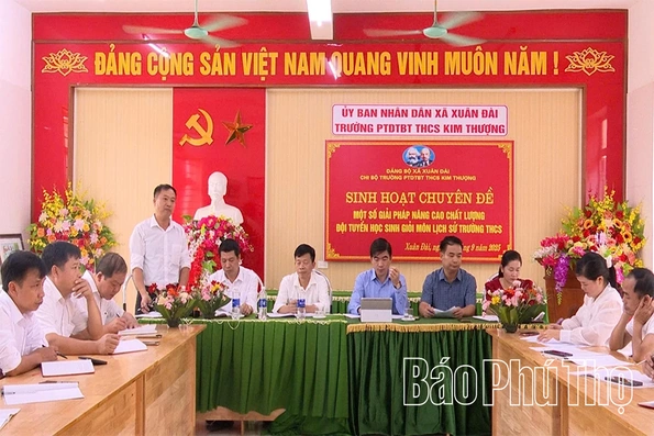 Xuân Đài: Đưa sinh hoạt chi bộ đi vào thực chất