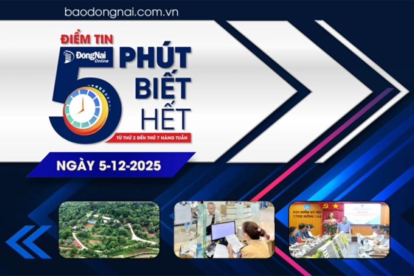 Điểm tin '5 phút biết hết' sáng 5-12: Bắt đầu trả giấy phép lái xe cho người dân hoàn thành thủ tục đổi, cấp lại vào tháng 4 và tháng 5-2025