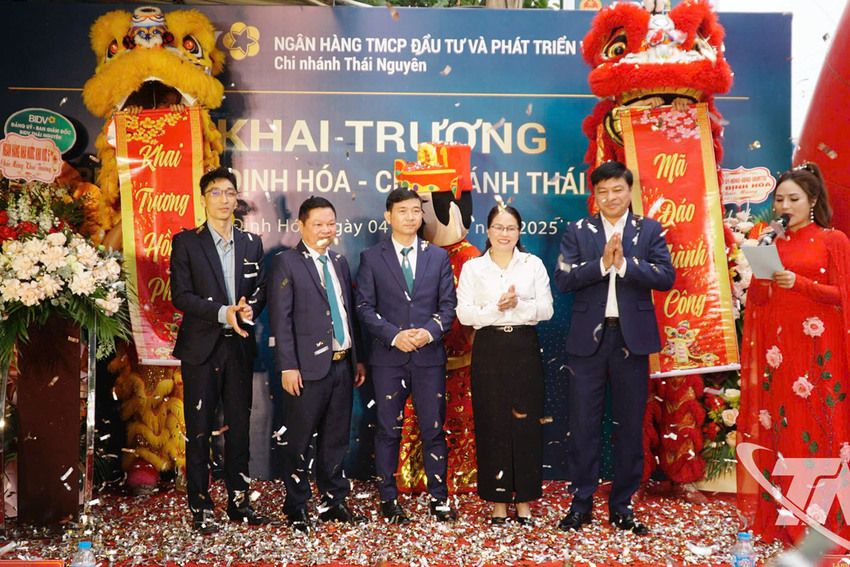 BIDV Thái Nguyên khai trương Phòng giao dịch Định Hóa