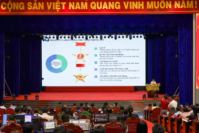 Tập huấn công tác thu thập, số hoá dữ liệu người có công