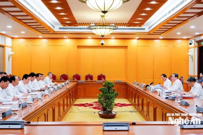 Bộ Chính trị duyệt Đại hội đại biểu Đảng bộ tỉnh Nghệ An lần thứ XX, nhiệm kỳ 2025 - 2030