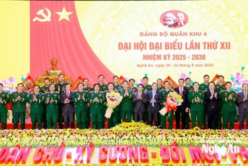 Đại hội đại biểu Đảng bộ Quân khu 4 lần thứ XII, nhiệm kỳ 2025-2030