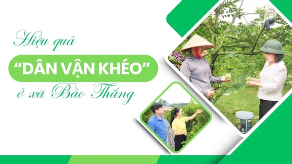 Hiệu quả “Dân vận khéo” ở xã Bảo Thắng