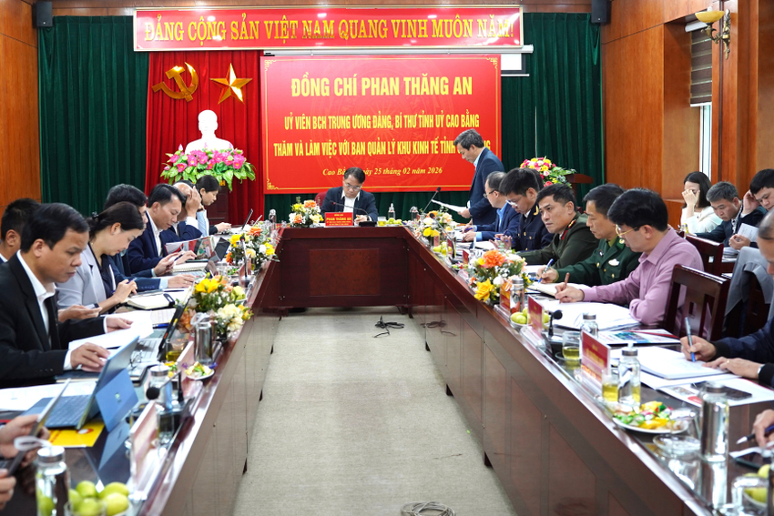 Bí thư Tỉnh ủy Phan Thăng An: Đổi mới tư duy, tạo đột phá phát triển kinh tế cửa khẩu