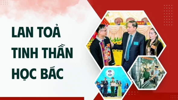 Lan tỏa tinh thần học Bác