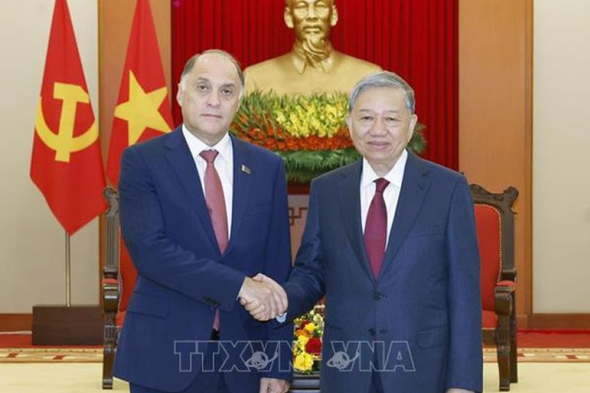 Tổng Bí thư Tô Lâm tiếp Thư ký Hội đồng An ninh Belarus