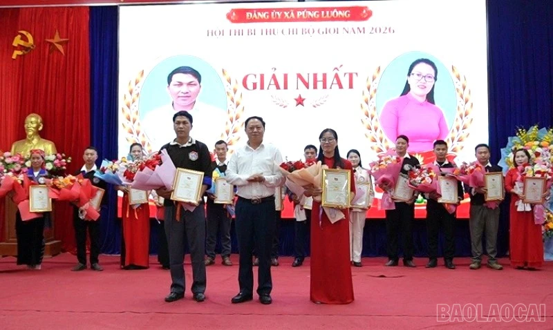 Púng Luông tổ chức chung kết Hội thi Bí thư Chi bộ giỏi năm 2026