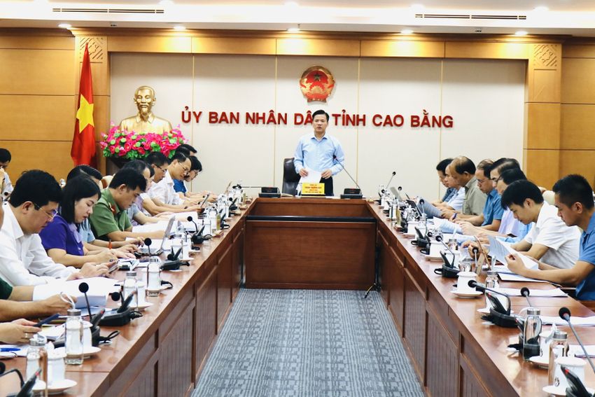 Họp Ban Tổ chức Chương trình Du lịch “Qua những miền di sản Việt Bắc” lần thứ XVI - Cao Bằng năm 2025