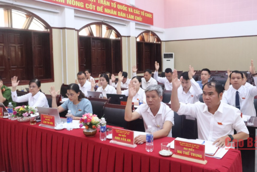 HĐND xã Bảo Lâm tổ chức Kỳ họp thứ 3 (chuyên đề) khóa II, nhiệm kỳ 2026 - 2031