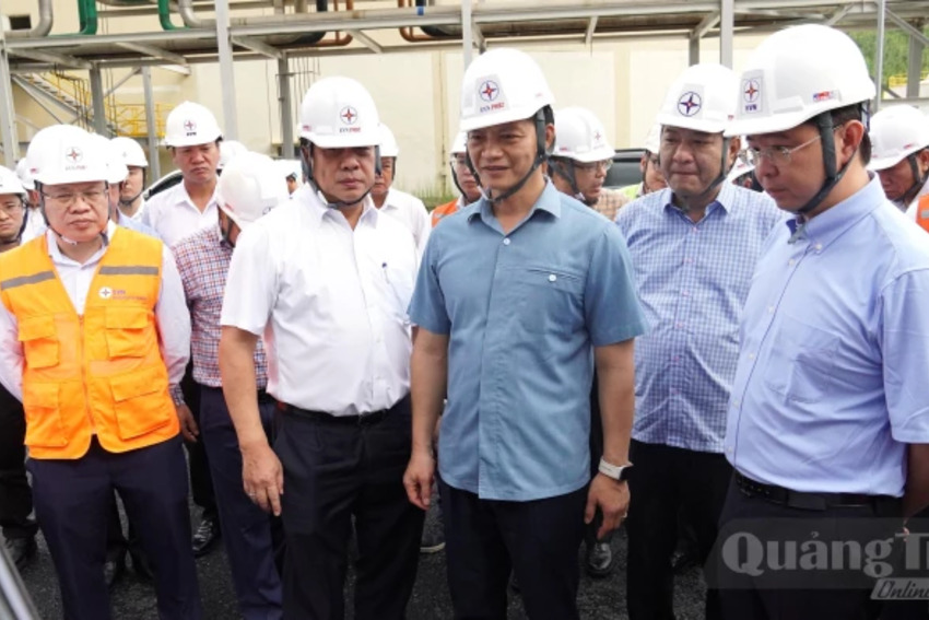 Lãnh đạo tỉnh kiểm tra các dự án nhiệt điện tại Khu Kinh tế Hòn La