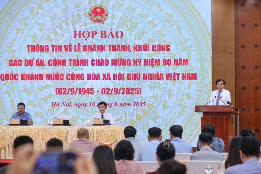 Khánh thành, khởi công đồng loạt 250 dự án, công trình chào mừng kỷ niệm 80 năm Quốc khánh