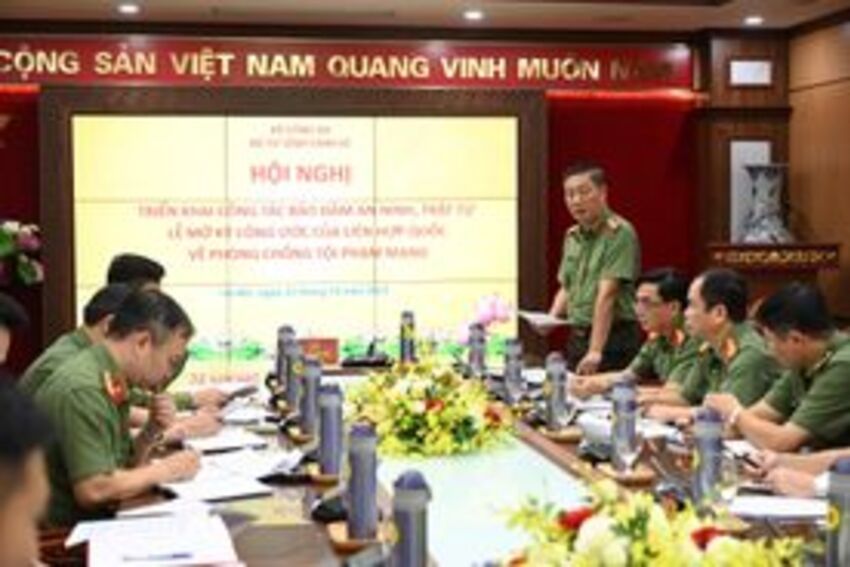 Bộ Tư lệnh Cảnh vệ triển khai phương án bảo vệ Lễ mở ký Công ước của Liên hợp quốc về chống tội phạm mạng