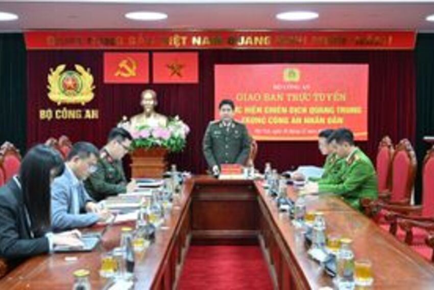 Lực lượng Công an tiếp tục triển khai hiệu quả "Chiến dịch Quang Trung"