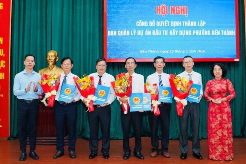 Thành lập Ban Quản lý dự án đầu tư xây dựng phường Bến Thành