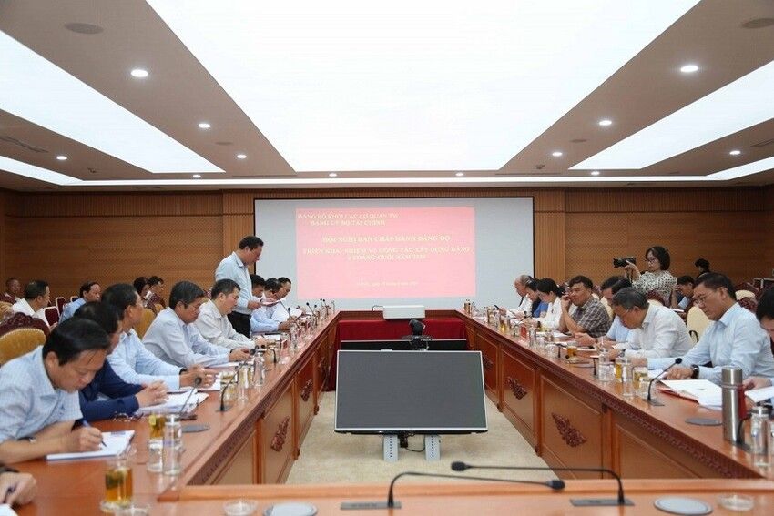 Quy chế quản lý, thu, chi quỹ đảng của Đảng uỷ Bộ Tài chính