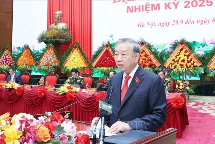 Tổng Bí thư Tô Lâm: Đảng bộ Quân đội và toàn quân cần 'hội tụ đoàn kết, hội tụ ý chí, hội tụ nhân tài, hội tụ sức mạnh'