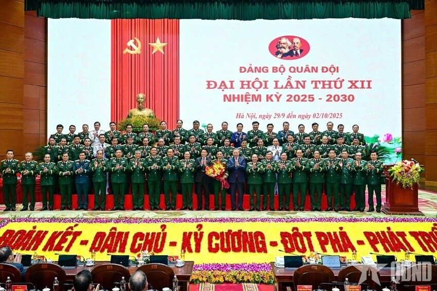Lãnh đạo Đảng, Nhà nước dự, chỉ đạo phiên bế mạc Đại hội đại biểu Đảng bộ Quân đội lần thứ XII
