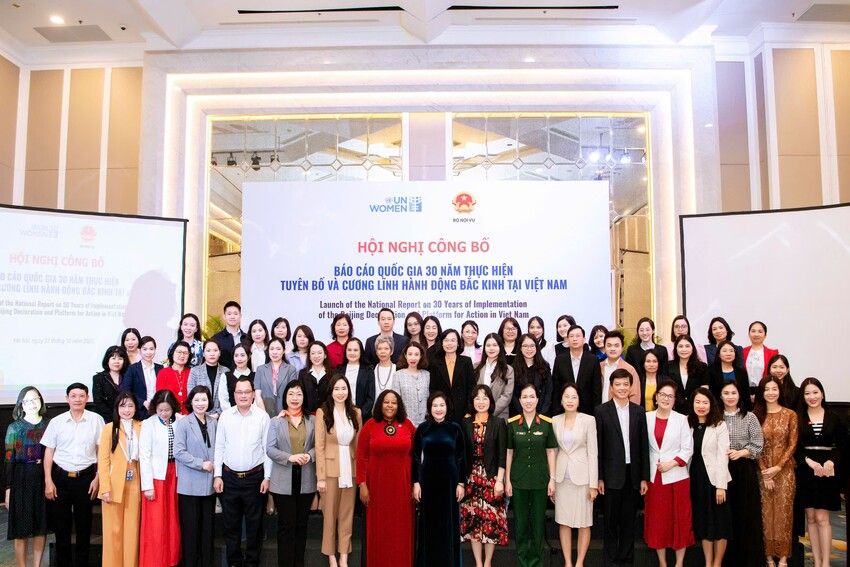 Công bố Báo cáo quốc gia 30 năm thực hiện Tuyên bố và Cương lĩnh hành động Bắc Kinh tại Việt Nam