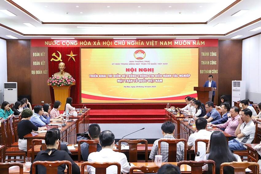 Bước tiến quan trọng trong việc hiện đại hóa nền hành chính Mặt trận Tổ quốc Việt Nam sau sắp xếp tinh gọn tổ chức bộ máy