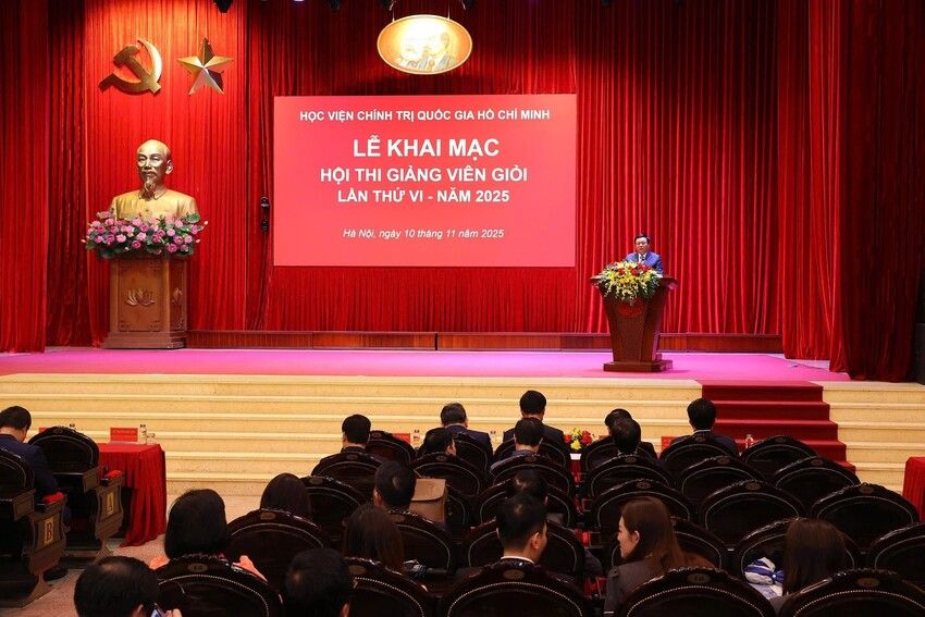 Học viện Chính trị quốc gia Hồ Chí Minh khai mạc Hội thi giảng viên giỏi cấp Học viện lần thứ VI