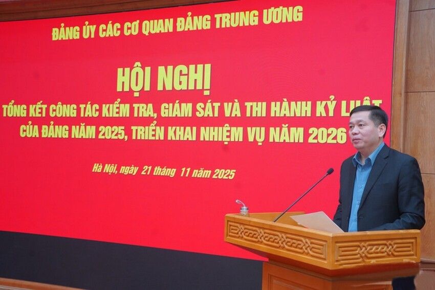 Đảng ủy các cơ quan Đảng Trung ương tổng kết công tác kiểm tra, giám sát và thi hành kỷ luật của Đảng
