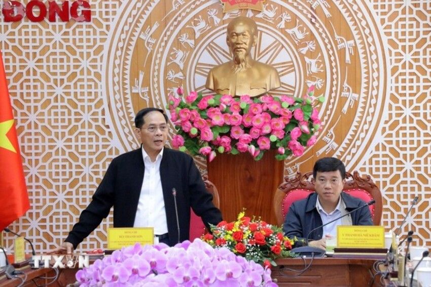 Phó Thủ tướng Bùi Thanh Sơn làm việc tại tỉnh Lâm Đồng về khắc phục thiên tai