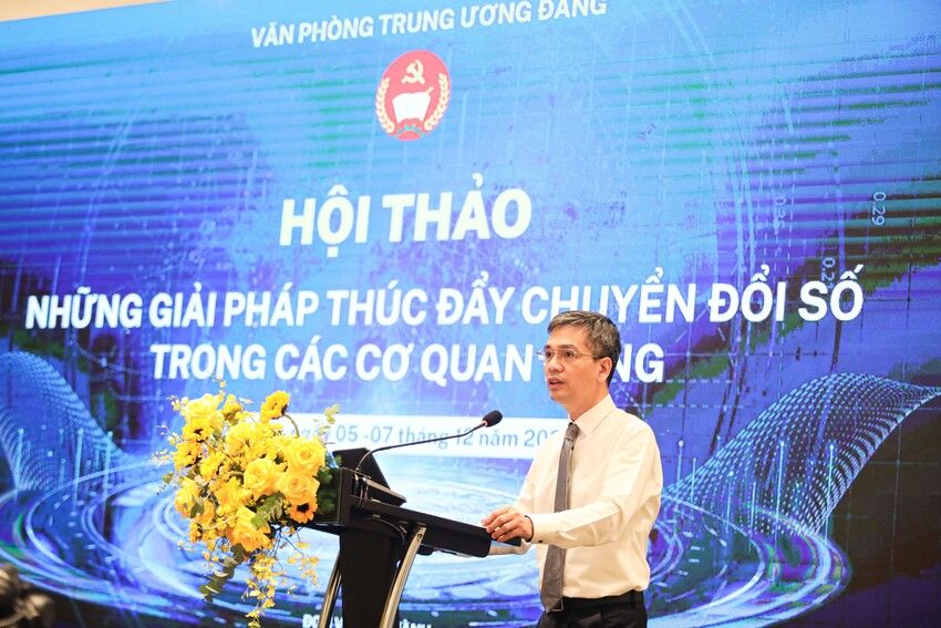 Quyết tâm đưa các cơ quan đảng đi đầu trong công cuộc chuyển đổi số quốc gia