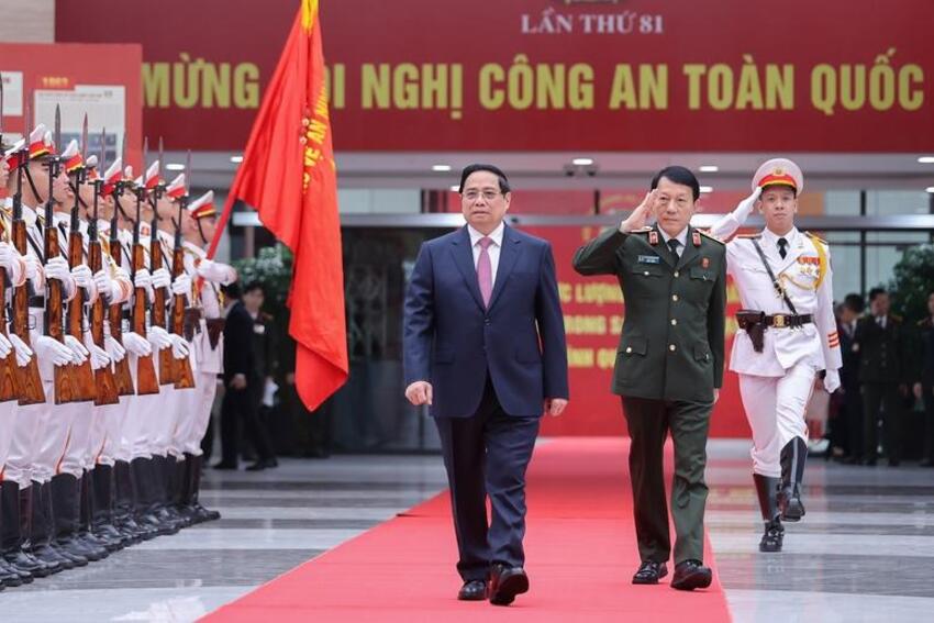 Thủ tướng Phạm Minh Chính dự Hội nghị Công an toàn quốc lần thứ 81