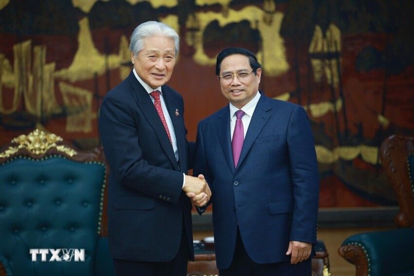 Thủ tướng Phạm Minh Chính tiếp Thống đốc tỉnh Tochigi của Nhật Bản