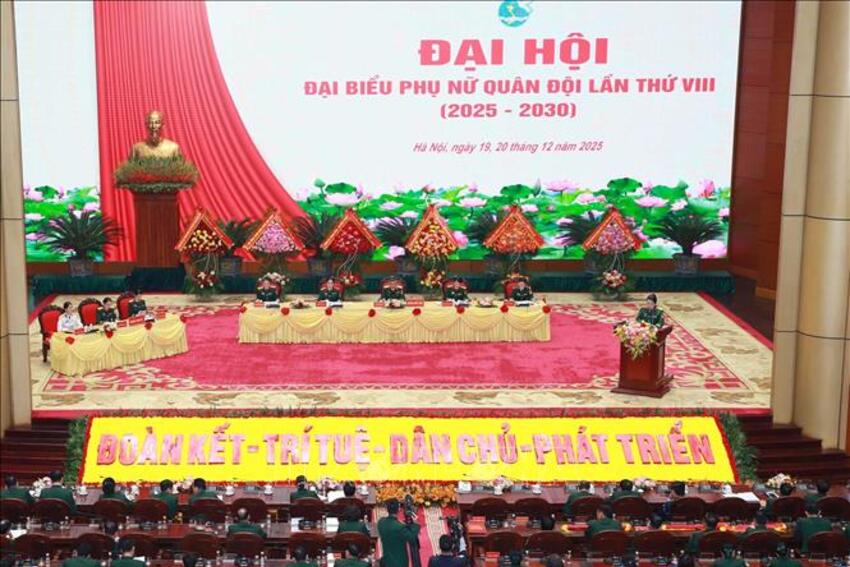 Tuyên dương 85 tập thể, cá nhân xuất sắc trong phong trào phụ nữ Quân đội