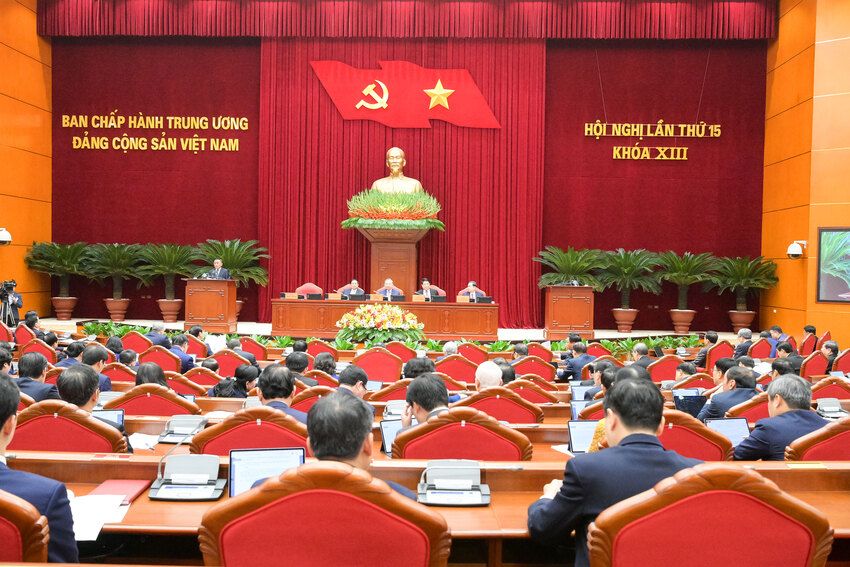 Khai mạc Hội nghị lần thứ 15 Ban Chấp hành Trung ương Đảng khóa XIII