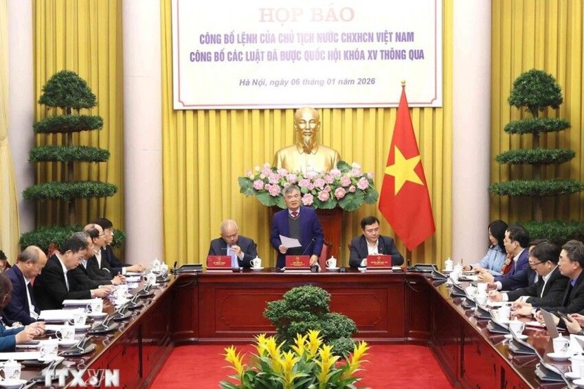 Công bố Lệnh của Chủ tịch nước về 12 luật được Quốc hội thông qua
