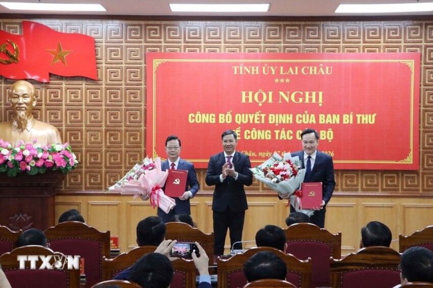 Công bố quyết định của Ban Bí thư về nhân sự Phó Bí thư Tỉnh ủy Lai Châu
