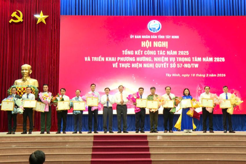 Năm 2026: Tây Ninh tăng tốc thực hiện Nghị quyết số 57-NQ/TW