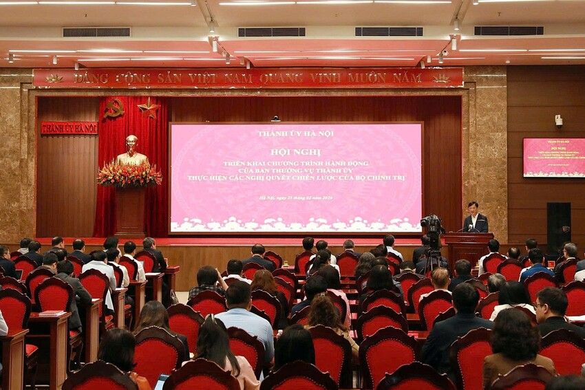 Hà Nội tiên phong, quyết liệt đưa các nghị quyết chiến lược của Bộ Chính trị vào cuộc sống