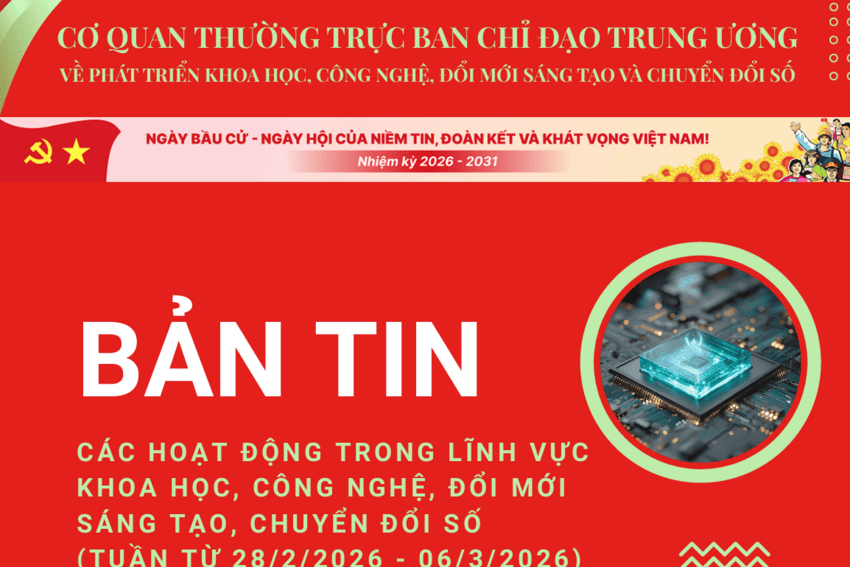 Bản tin Khoa học công nghệ, đổi mới sáng tạo và chuyển đổi số (số 9 năm 2026)