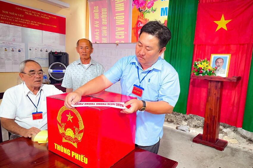 An Giang: Tỷ lệ cử tri tham gia bầu cử đại biểu Quốc hội và HĐND các cấp đạt trên 99,5%