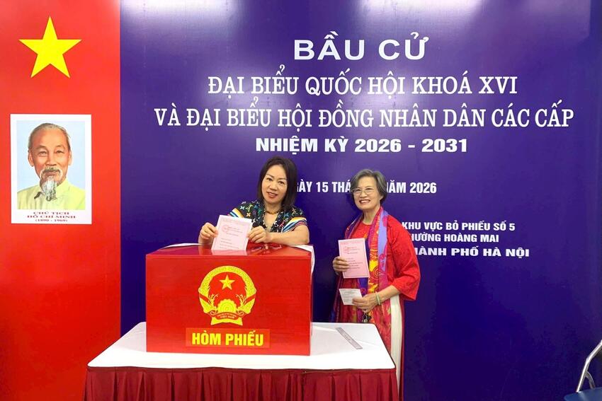 Hà Nội: 89,09% cử tri đã tham gia bỏ phiếu tính đến 15h ngày 15-3