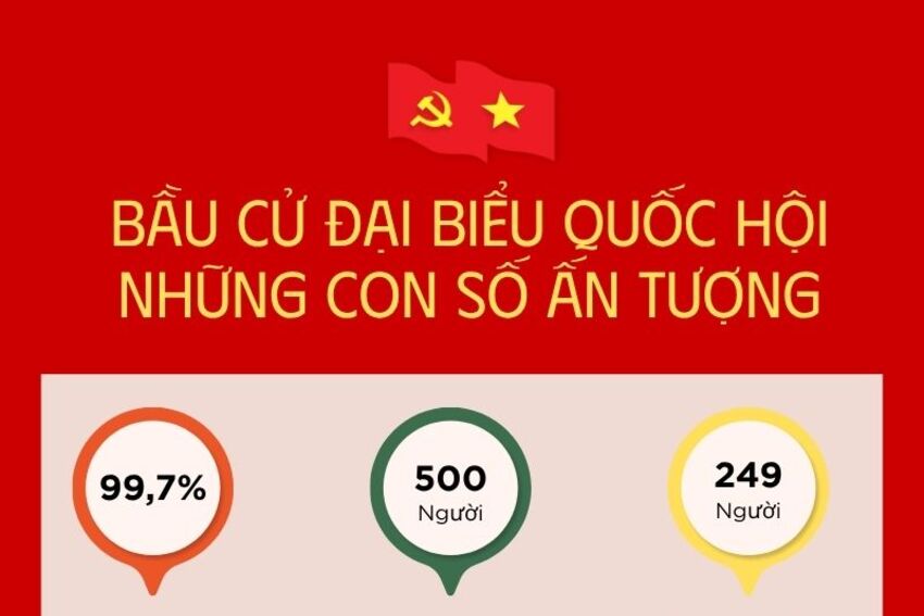 Những con số ấn tượng của kỳ bầu cử đại biểu Quốc hội khóa XVI