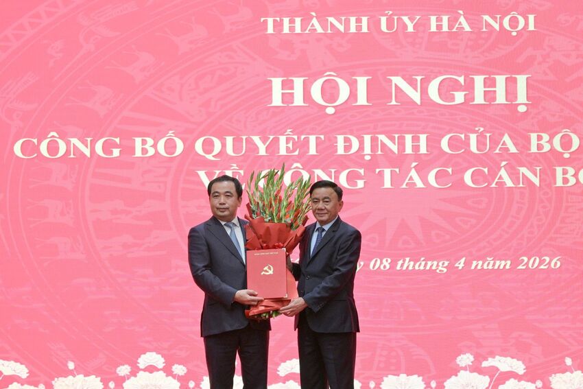 Bộ Chính trị phân công, chỉ định đồng chí Trần Đức Thắng giữ chức Bí thư Thành ủy Hà Nội