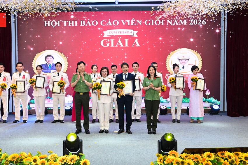 Hội thi Báo cáo viên giỏi năm 2026 trong Đảng bộ Công an Trung ương - Cụm thi số 4