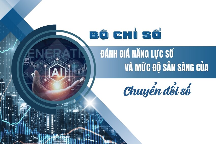 [Infographic] Bộ chỉ số đánh giá năng lực số và mức độ sẵn sàng chuyển đổi số